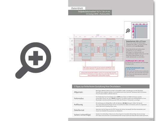 Product Bild st__lpdeckelschachtel_(10_7_x_7_8_x_4_cm)__einseitig_bedruckt_5_0-farbig_(cmyk_+_sonderfarbe)