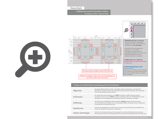 Product Bild st__lpdeckelschachtel_quadrat_medium__einseitig_bedruckt_5_0-farbig_(cmyk_+_sonderfarbe)